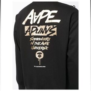 Aape by A Bathing Ape Crewneck Sweatshirt Women’s XS Winter Casual Streetwear